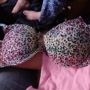 Size 36 to 38B animal print bra